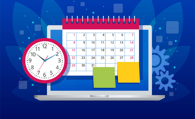 Flexible online logistics training schedule for professionals